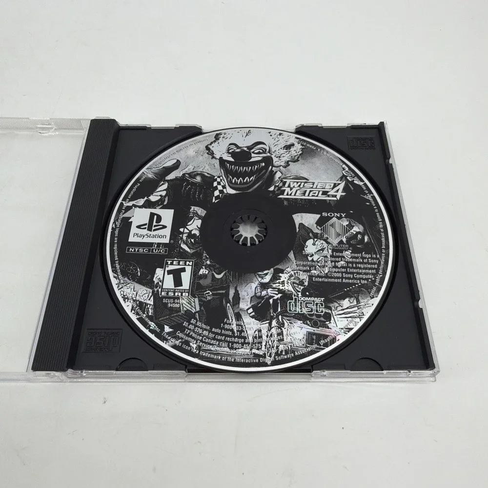 Twisted Metal 4 - Sony PlayStation 1 PS1 Disc Only Tested
